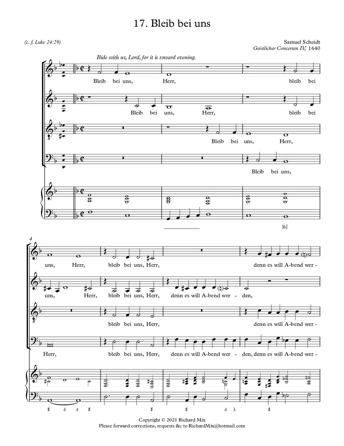 Bleib bei uns - Page 1