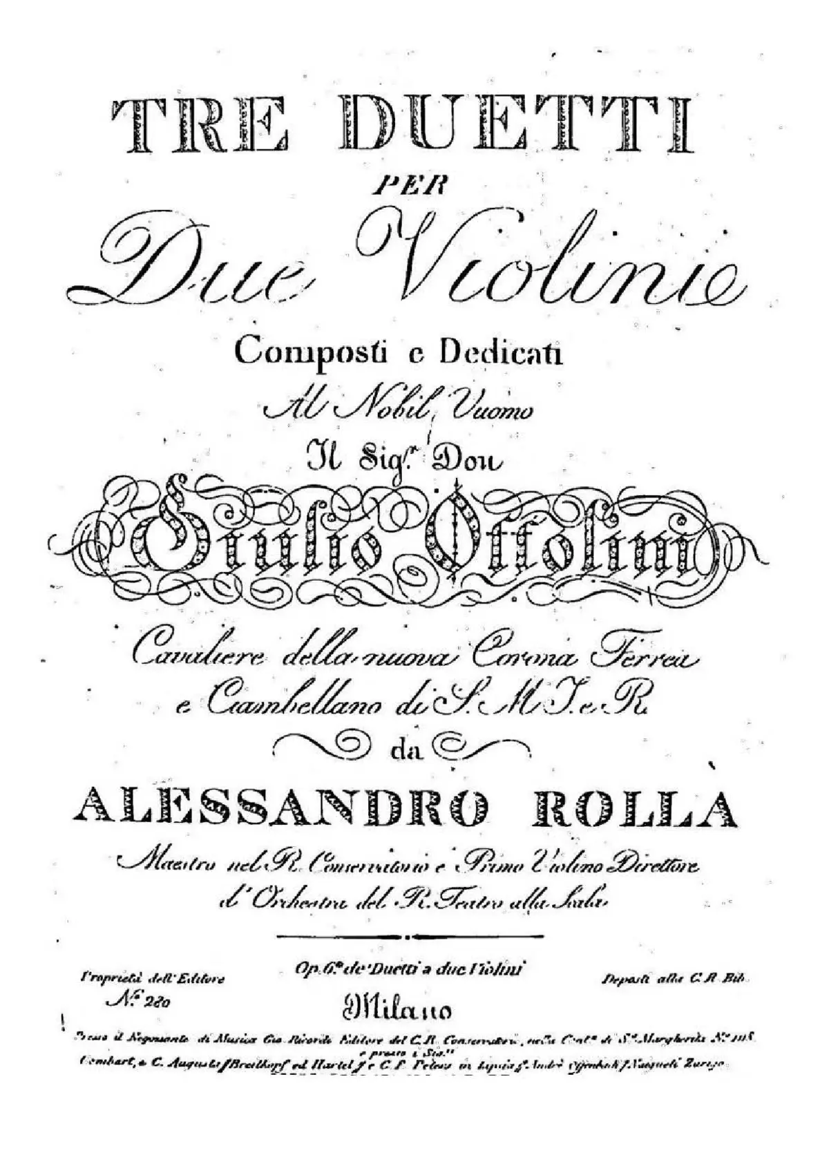 3 Duos for 2 Violins, BI 183, 121, 215 - Page 1