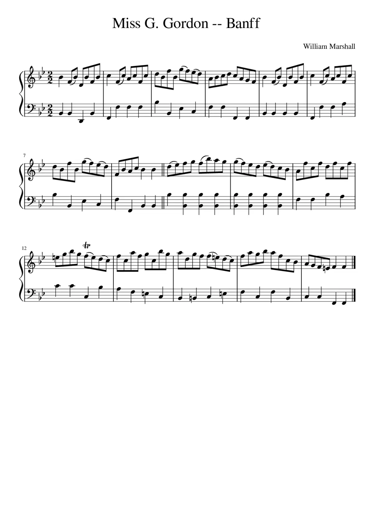 Miss G. Gordon -- Banff - Page 1