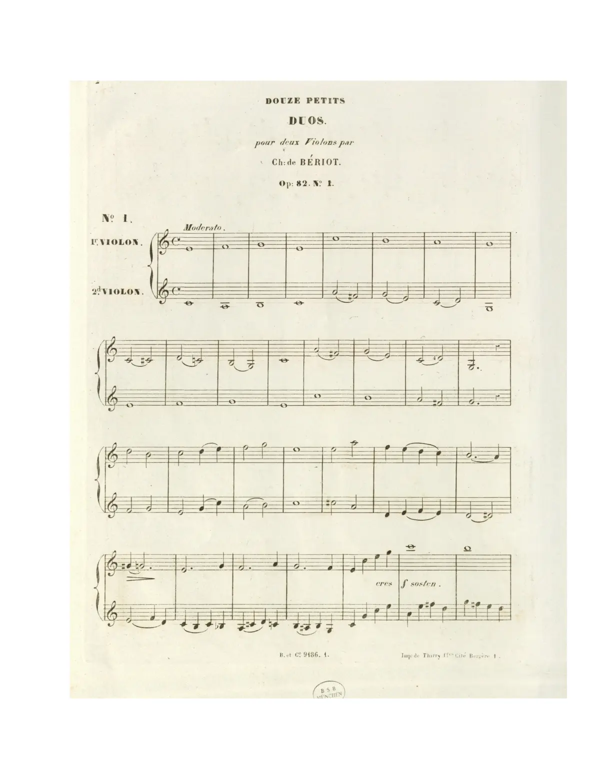 12 Easy Duos for 2 Violins - Page 1