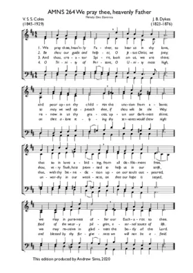 We pray thee, heavenly Father