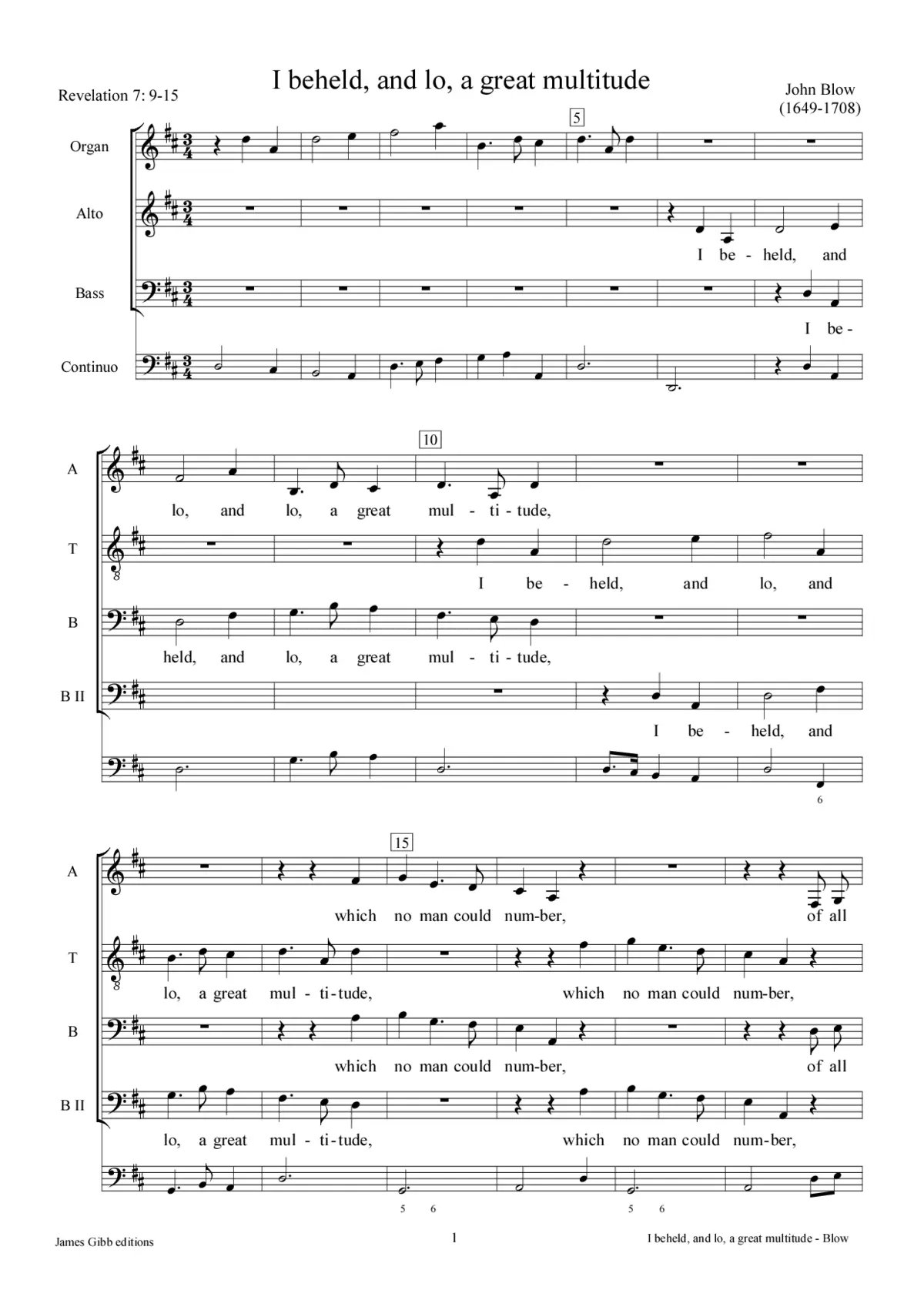 I beheld and lo, a great multitude - Page 1