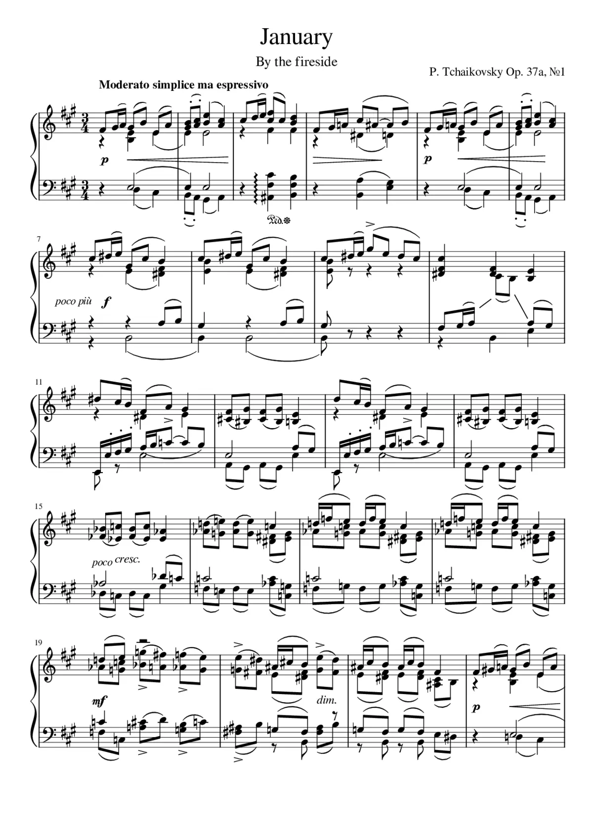 The Seasons Op.37a - Page 1