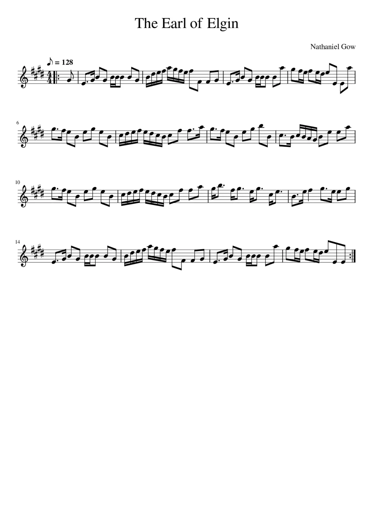 The Earl of Elgin - Page 1