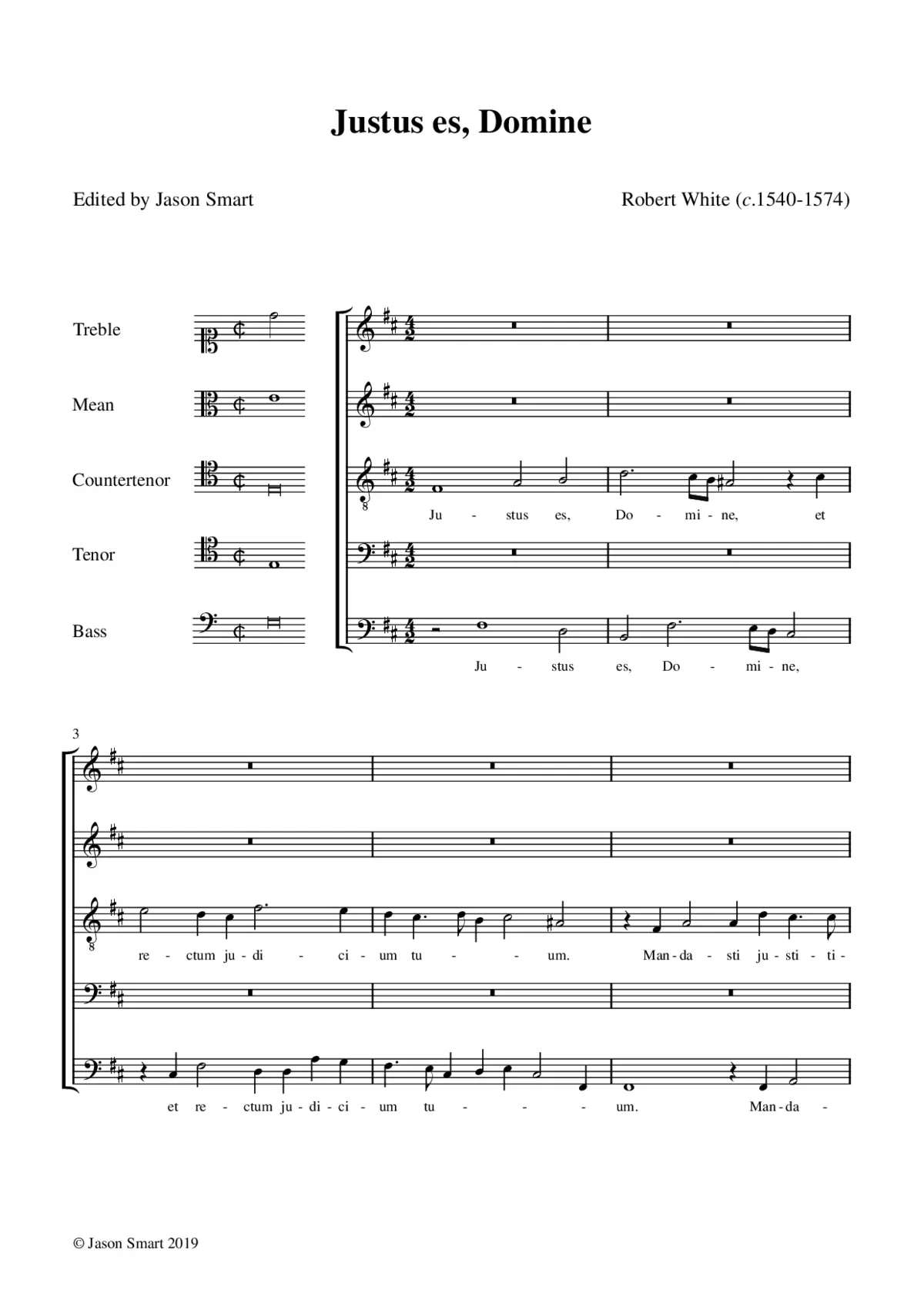 Justus es Domine - Page 1