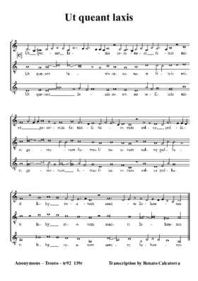 Ut queant laxis (tr92) II