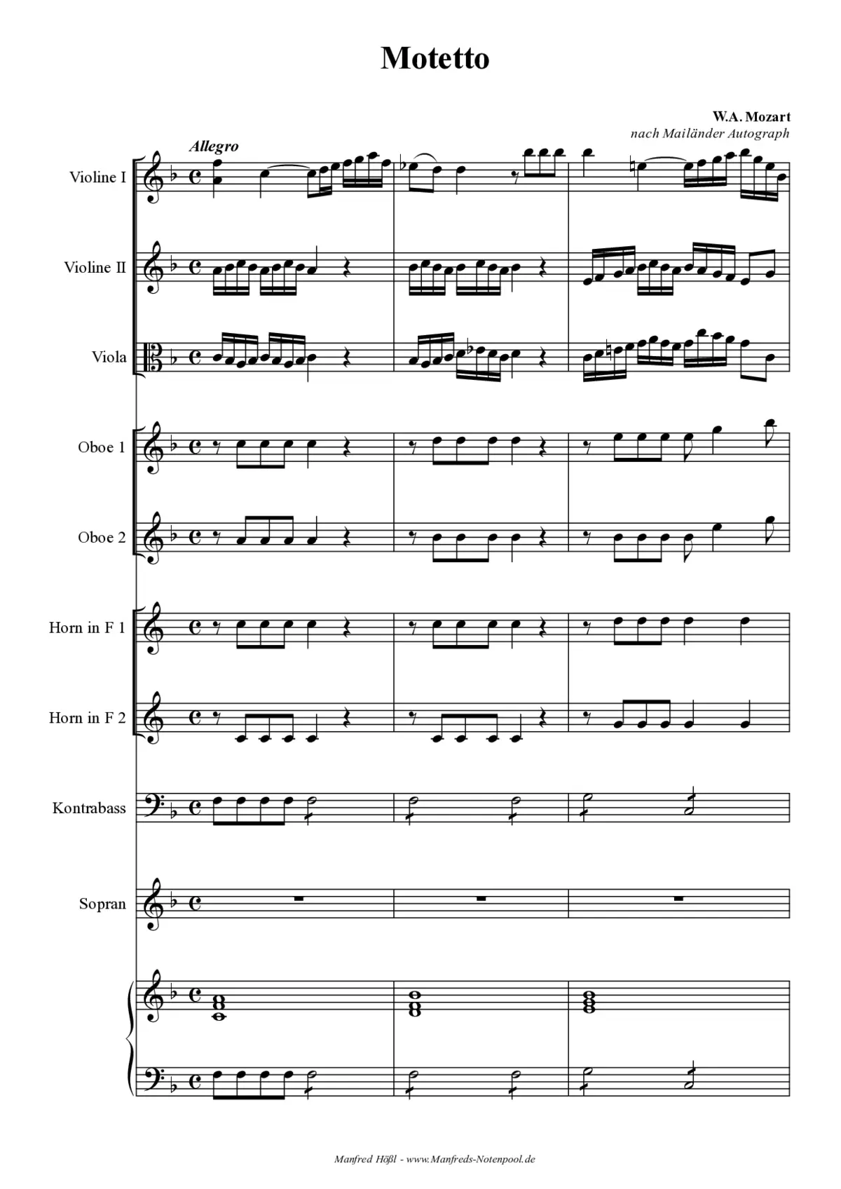 Exultate, jubilate, K.165/158a - Page 1