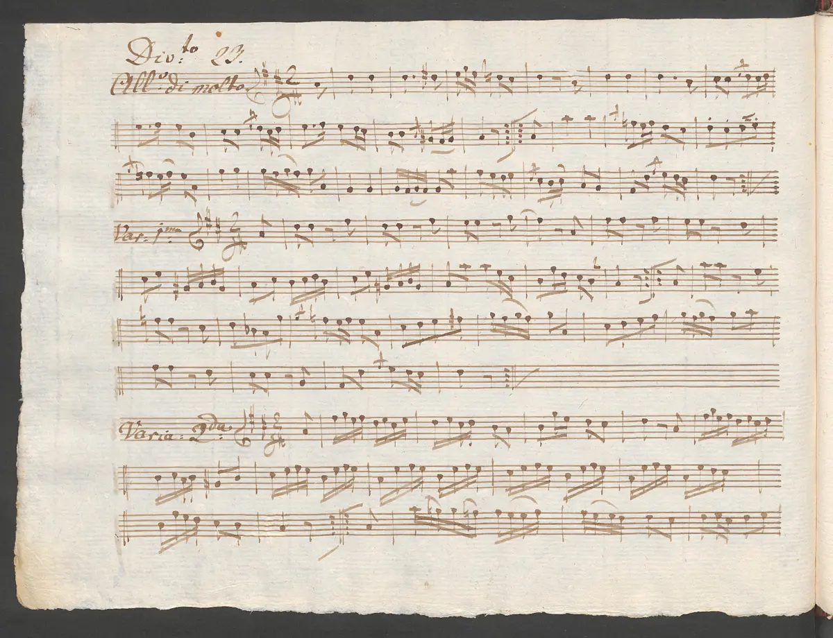 Baryton Trio in D major - Page 1