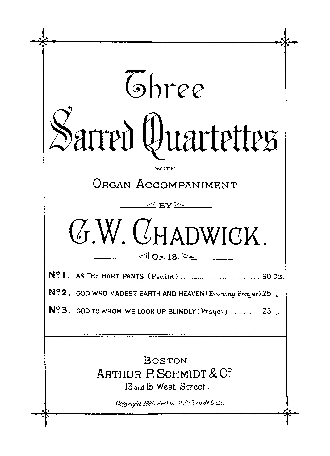 3 Sacred Quartets - Page 1