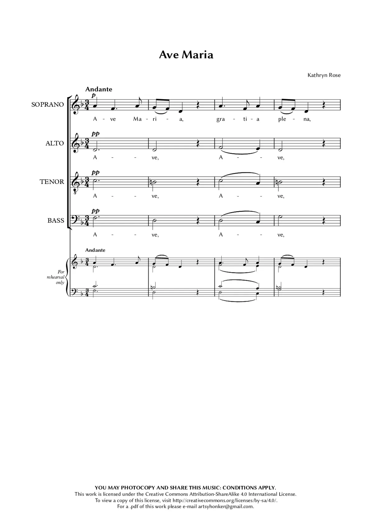 Ave Maria - Page 1