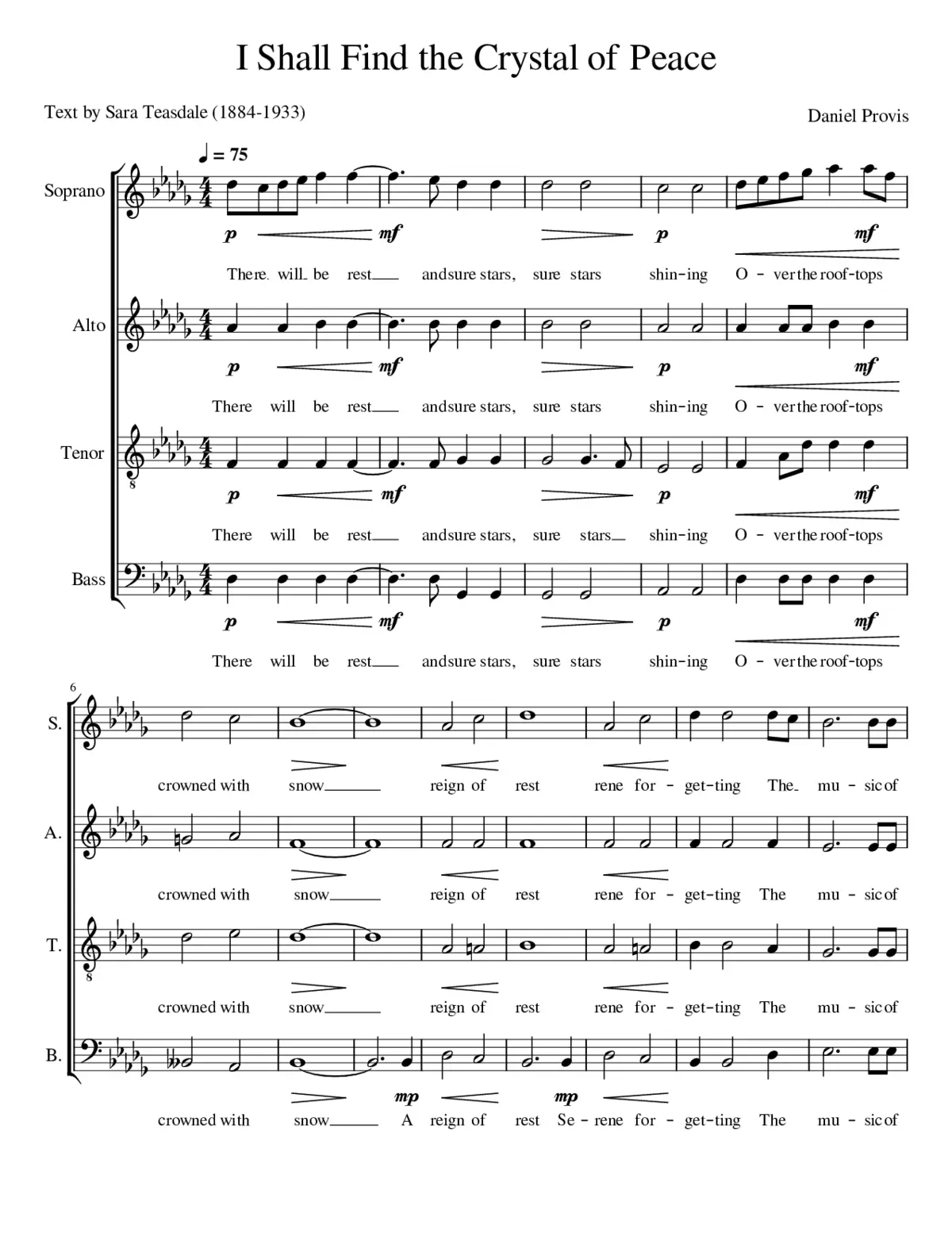 I Shall Find the Crystal of Peace - Page 1