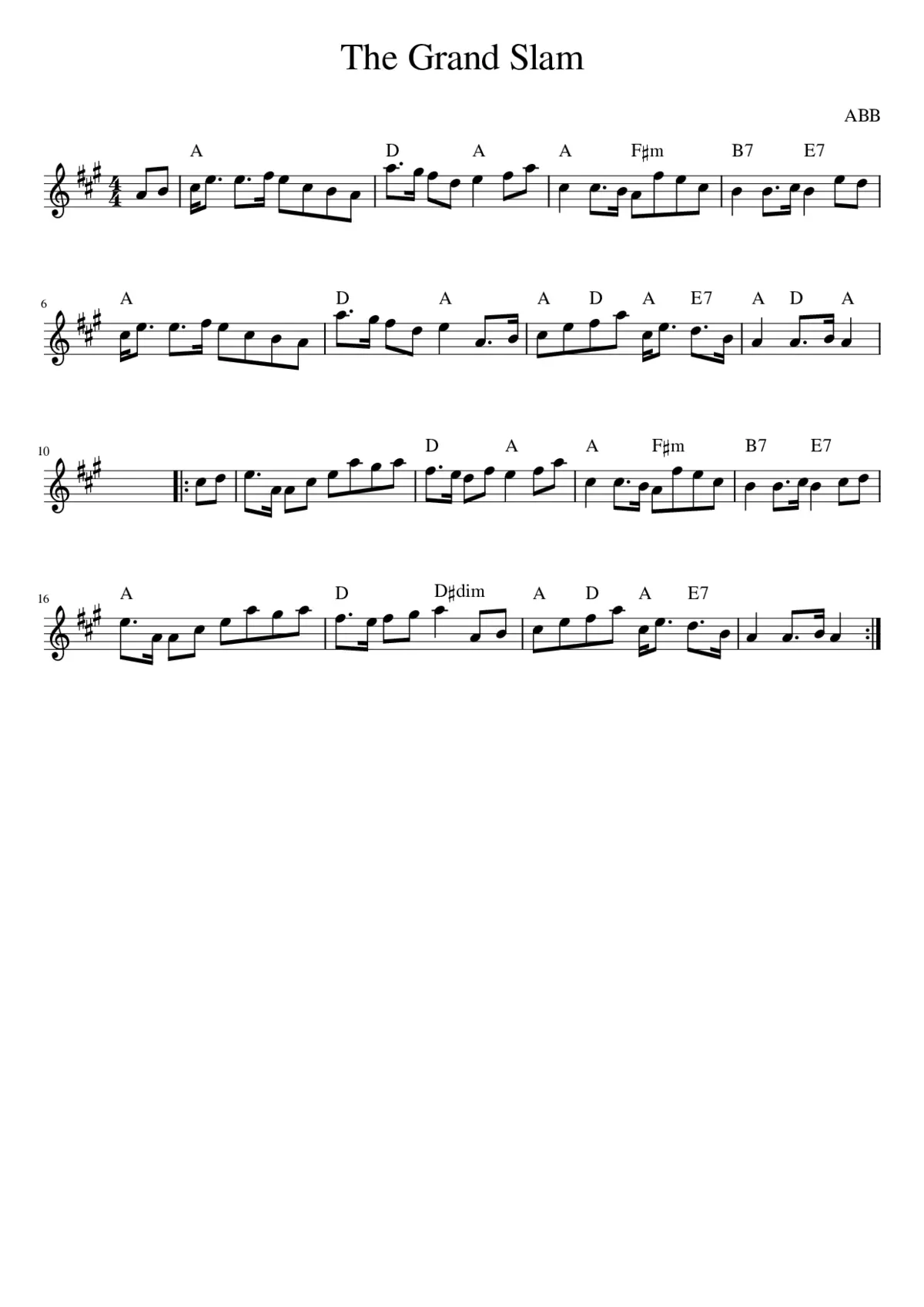 The Grand Slam - Page 1