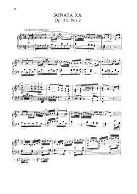 Piano Sonata No.20