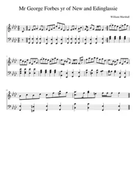 Mr George Forbes yr of New and Edinglassie