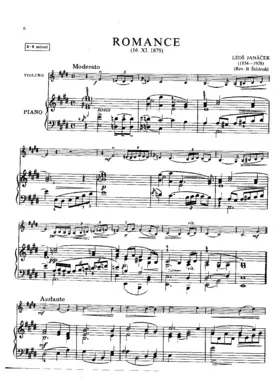 Romance for Violin and Piano