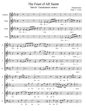 Gaudeamus omnes (All Saints)