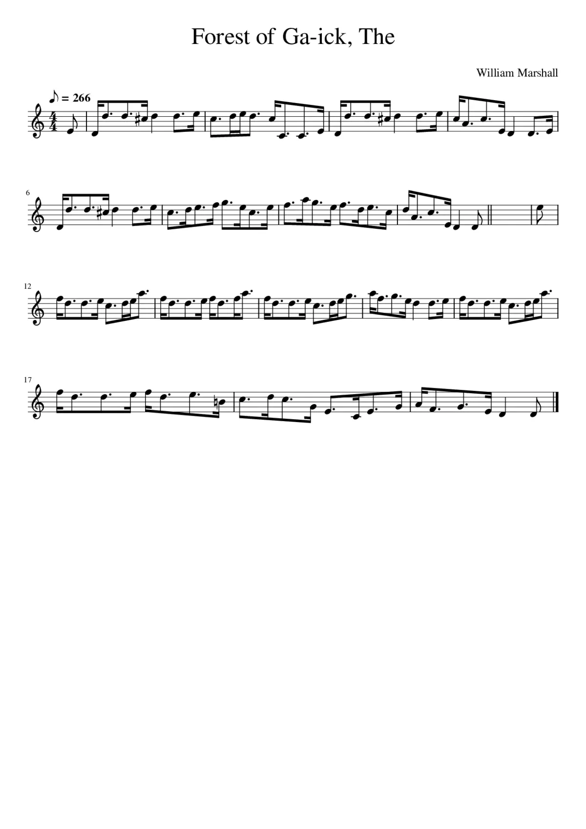 The Forest of Ga-ick - Page 1