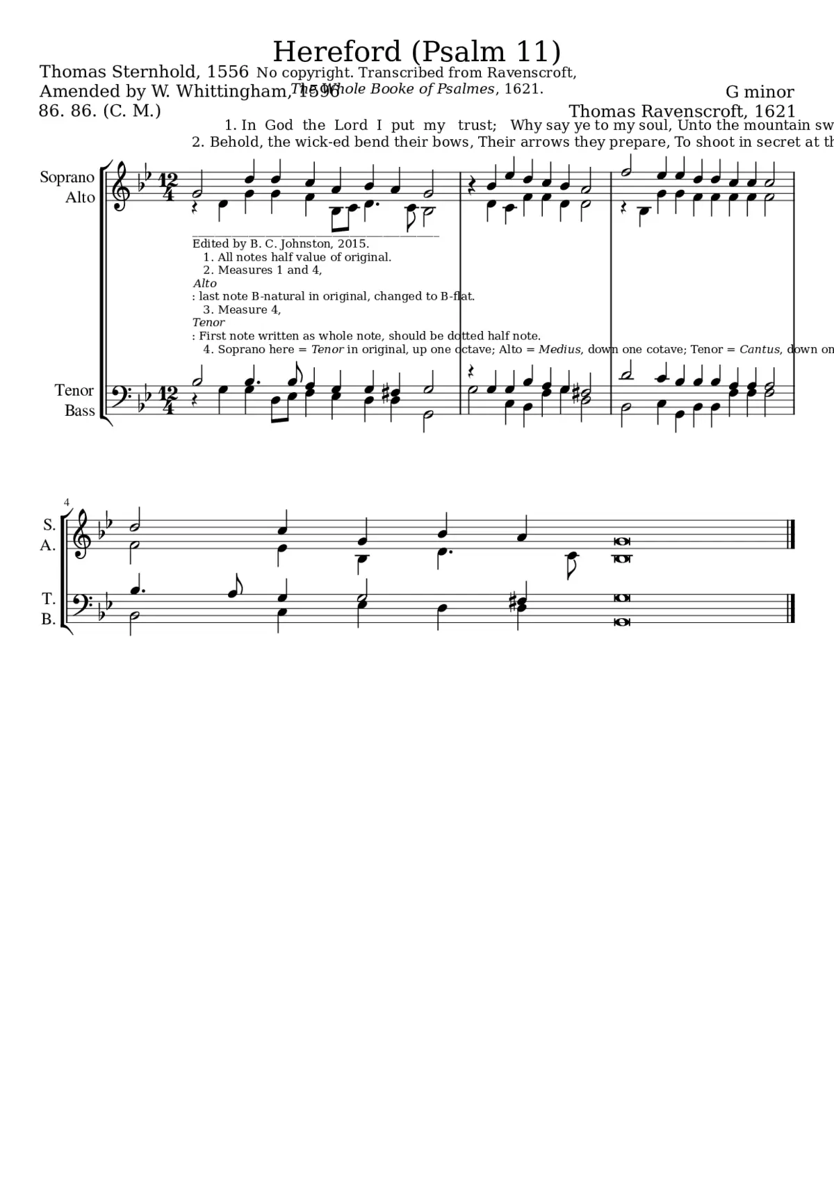 In God the Lord I put my trust - Page 1