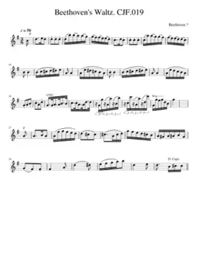 Beethoven's Waltz. CJF.019