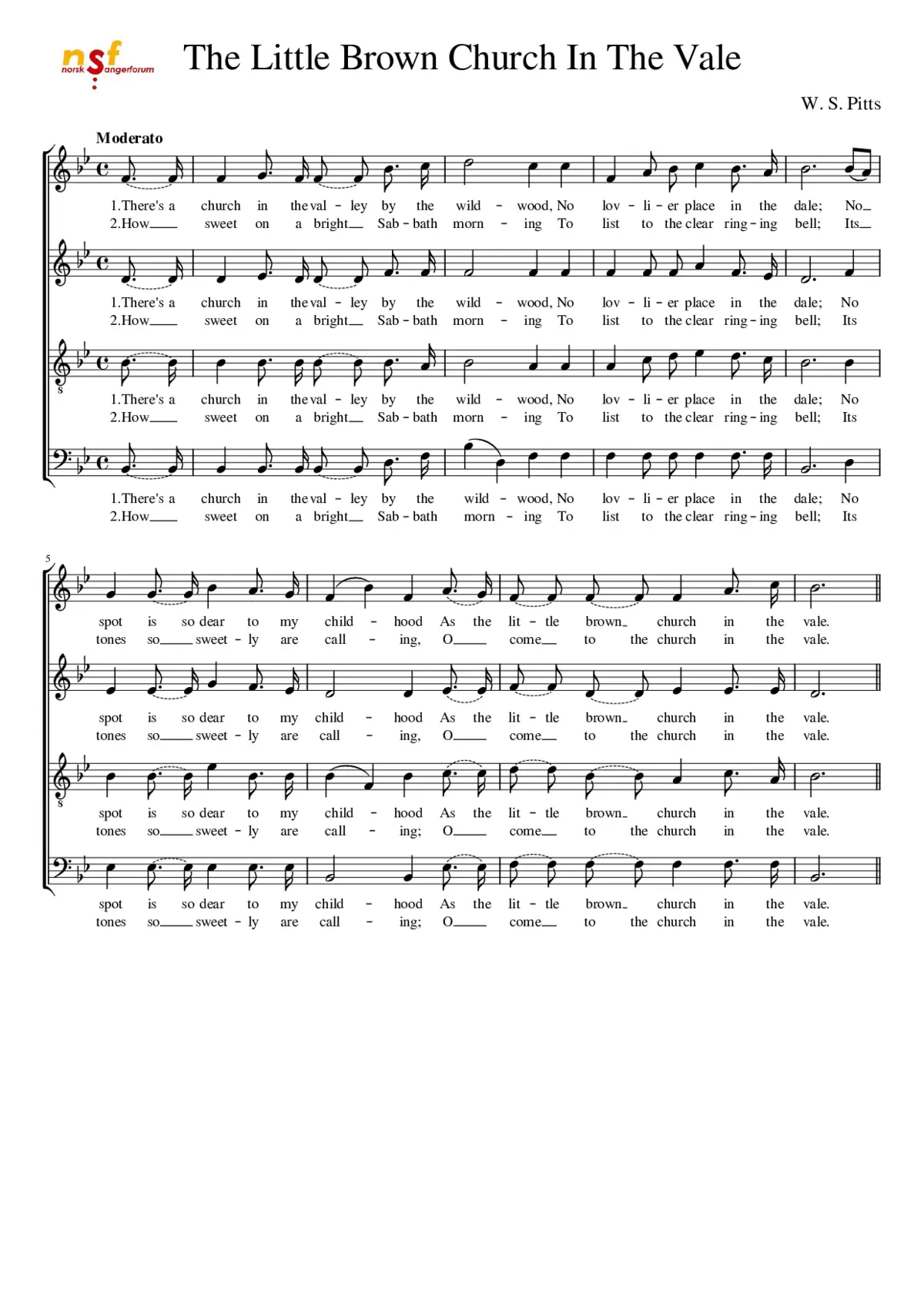 Little brown church in the vale - Page 1