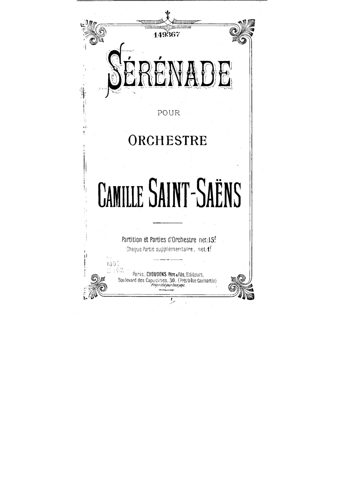 Sérénade - Page 1