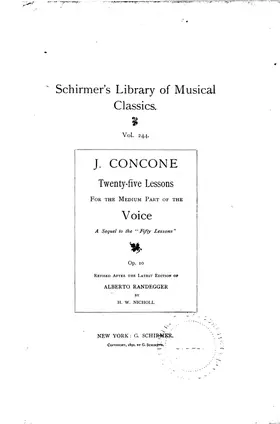 25 Leçons de chant