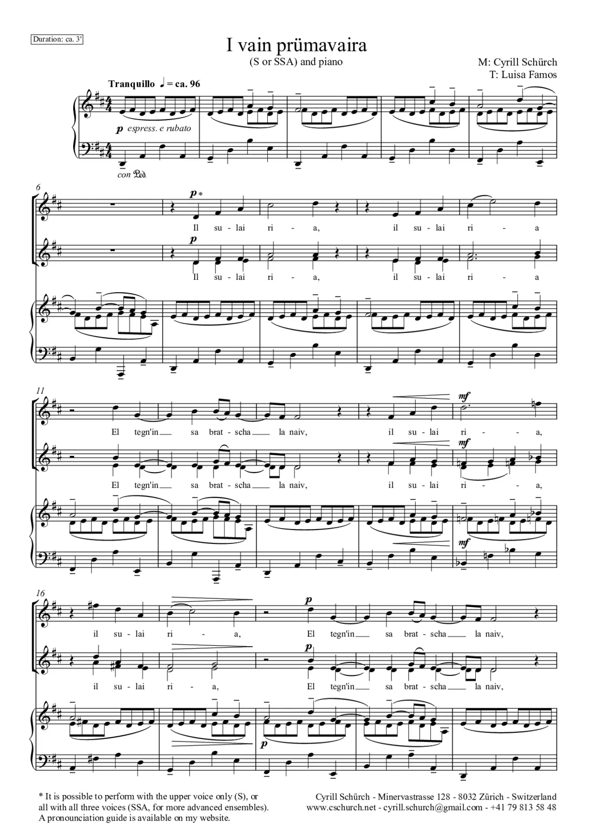 I vain prümavaira - Page 1