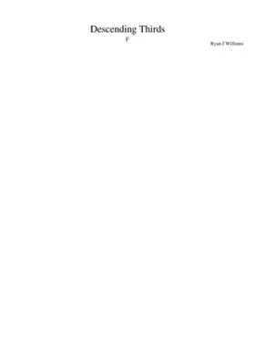 Descending thirds not starting on tonic - F