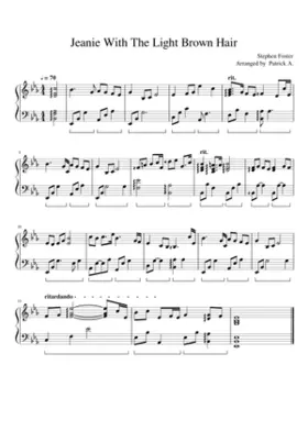 Jeanie with the Light Brown Hair