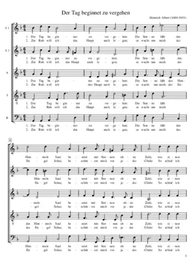 Der Tag beginnet zu vergehen