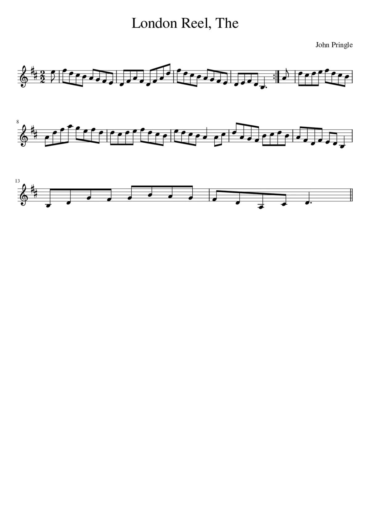 The London Reel - Page 1