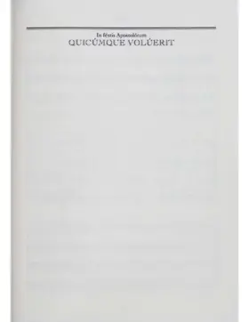 Quicumque voluerit