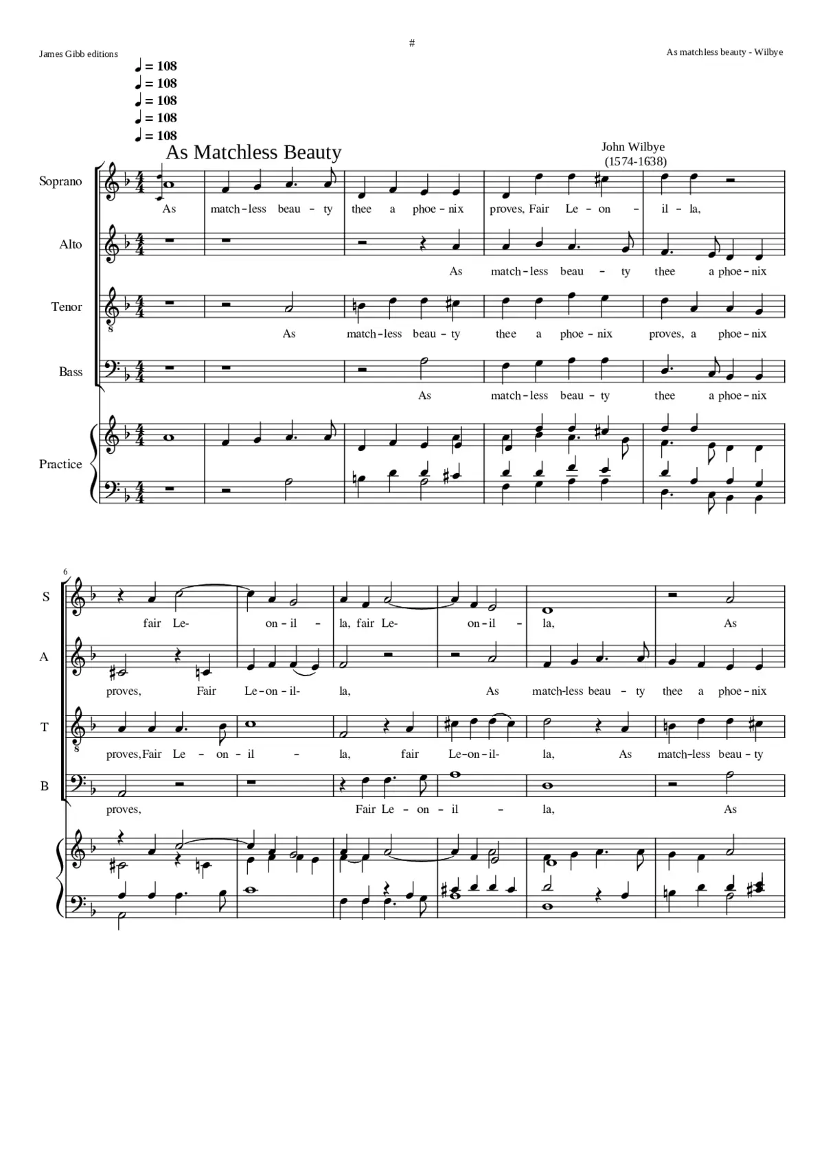 As Matchless Beauty - Page 1