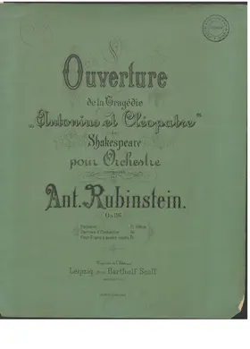 Antonius and Cleopatre