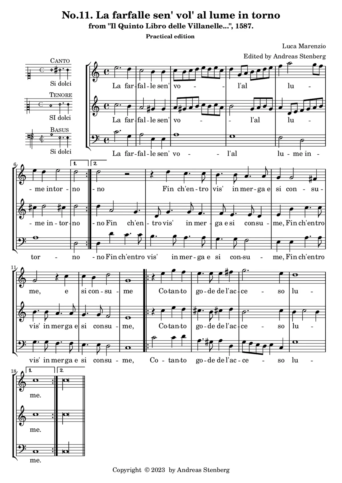 La farfalla - Page 1