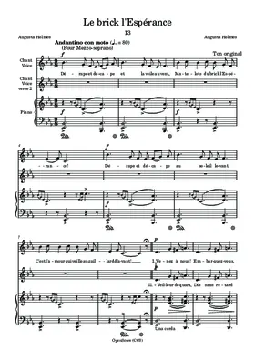 Le brick l’Espérance