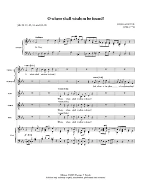 O where shall wisdom be found?