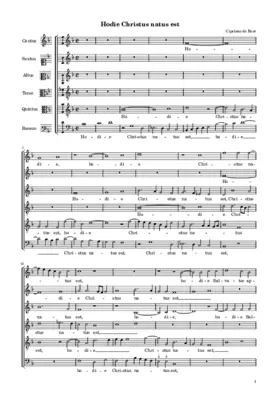 Hodie Christus natus est