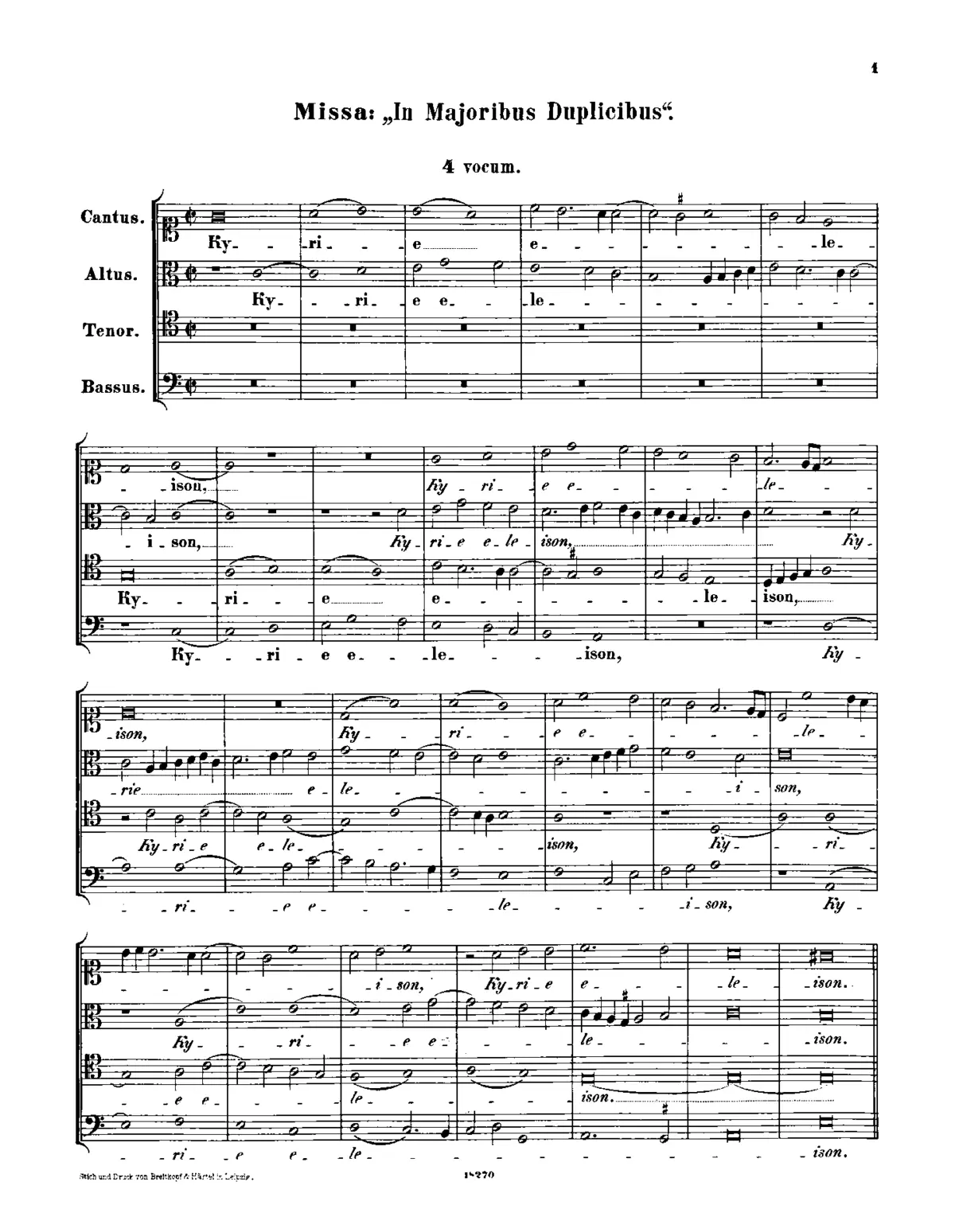 Missa in maioribus duplicibus - Page 1