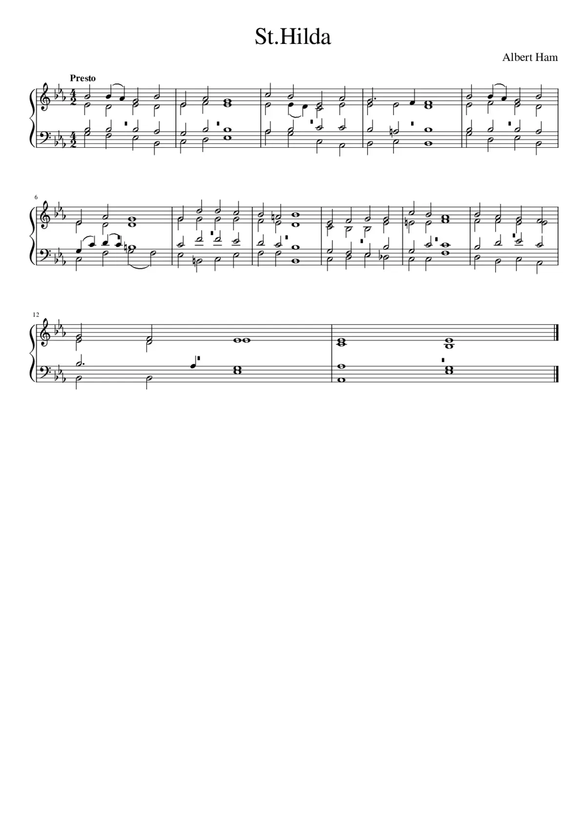 ST. HILDA (Ham) - Page 1