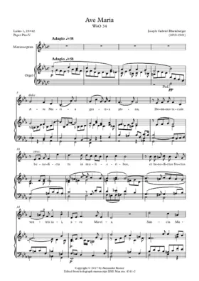 Ave Maria, WoO 34
