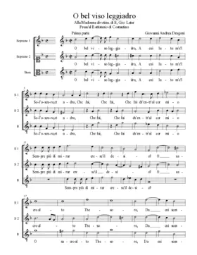 O bel viso leggiadro