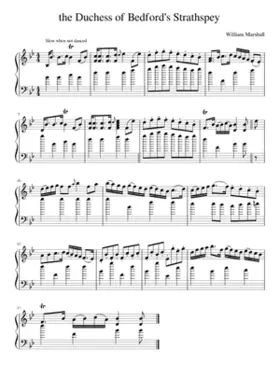 The Duchess of Bedford's Strathspey