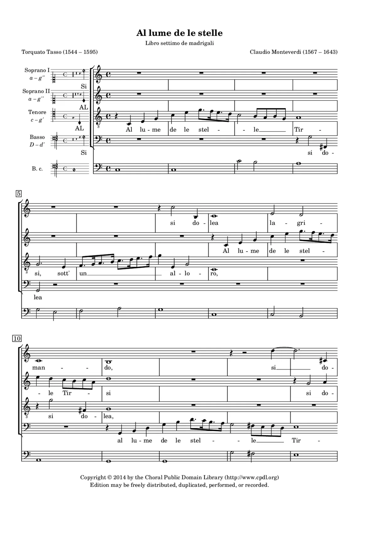 Al lume delle stelle - Page 1