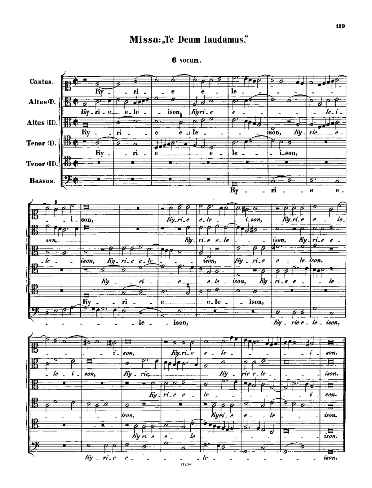 Missa Te Deum laudamus - Page 1
