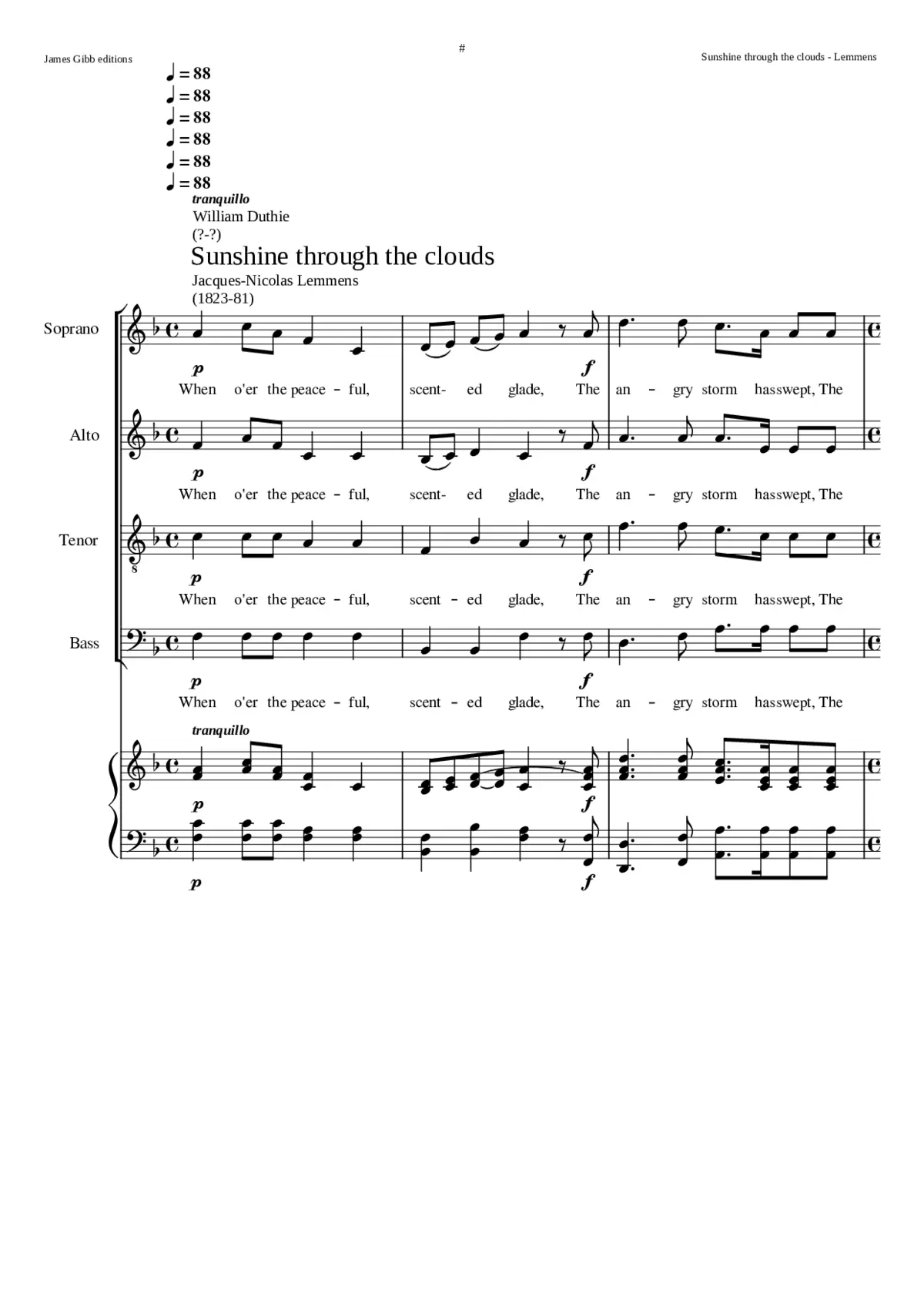 Sunshine Through the Clouds - Page 1