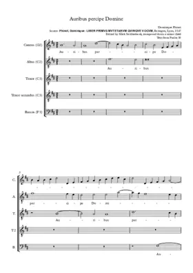 Auribus percipe Domine