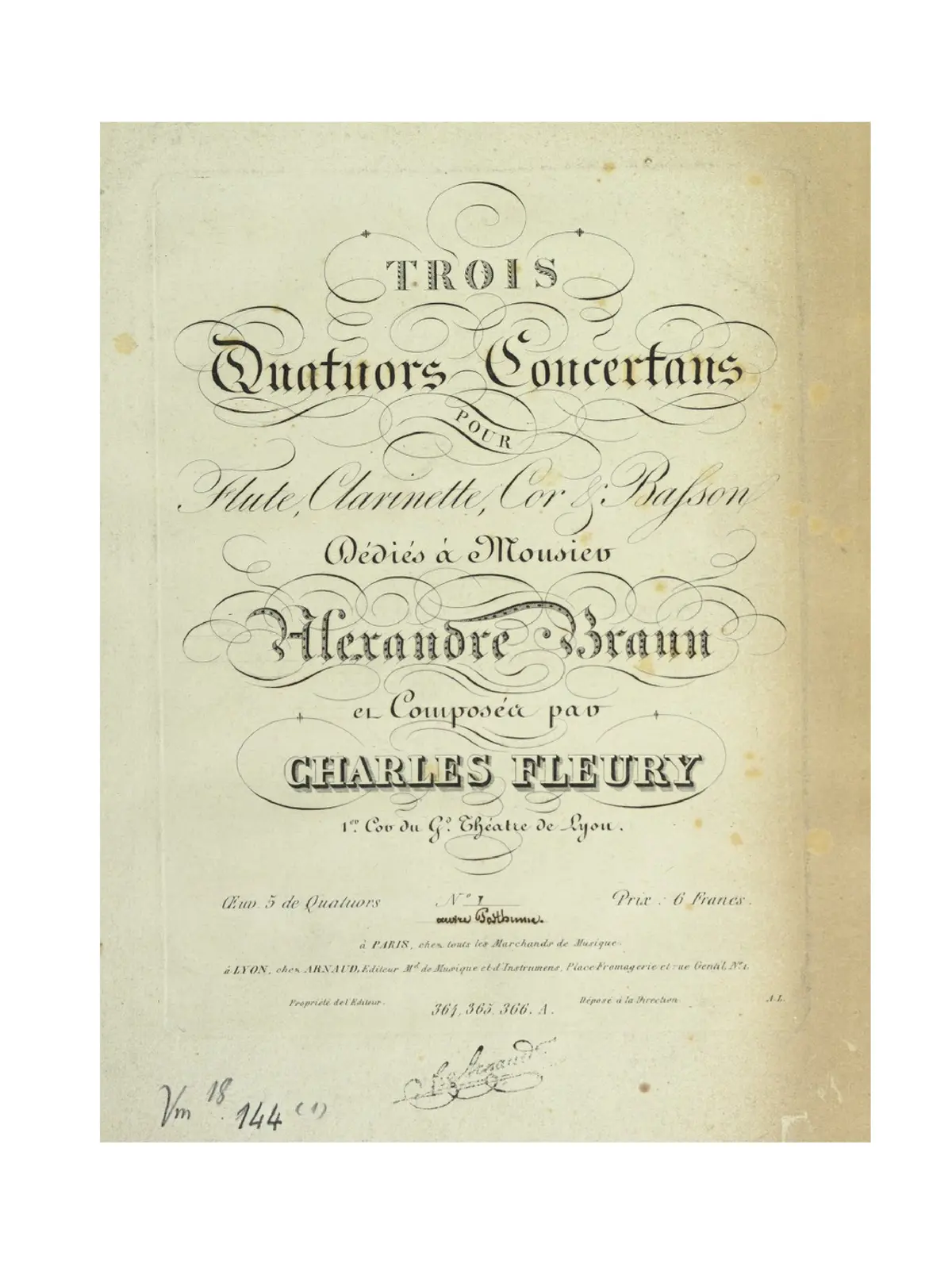 3 Quatuors concertans - Page 1