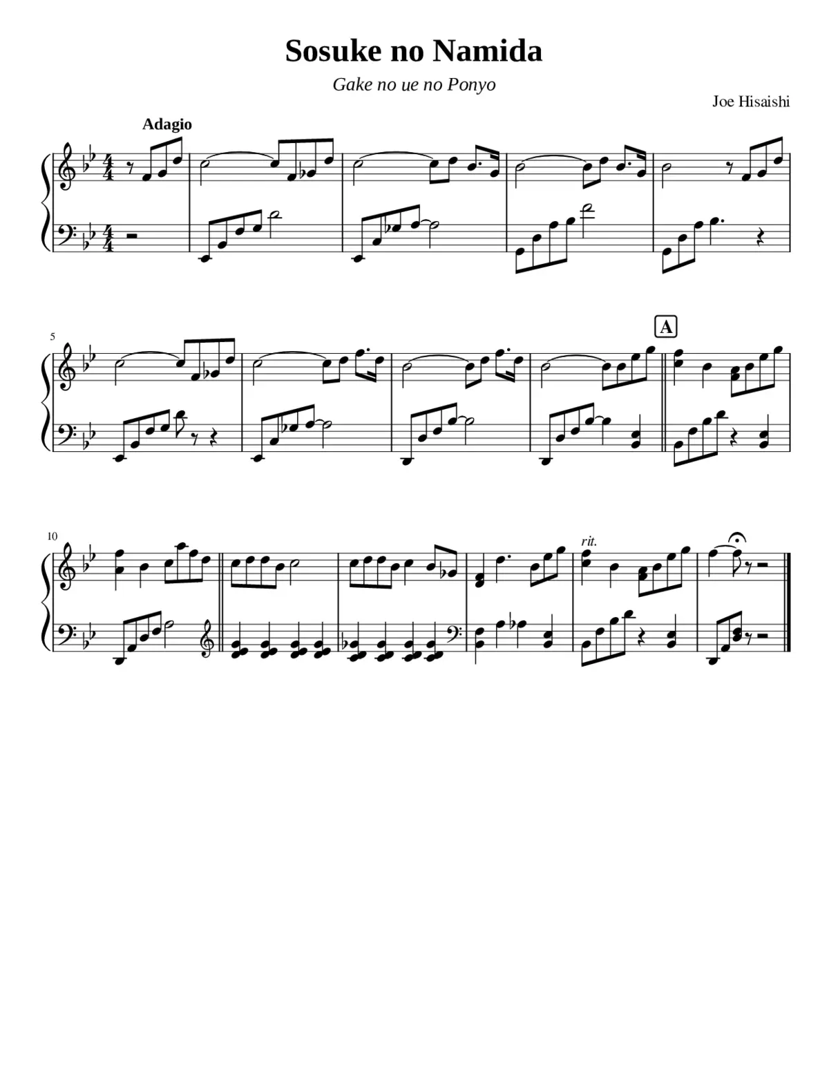 Sousuke no Namida - Page 1