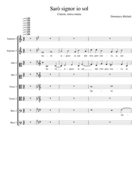 Sarò signor io sol